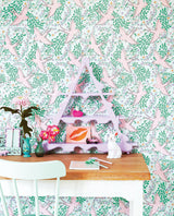 Eijffinger 359024 Cerina Light Blue Swallow Wallpaper
