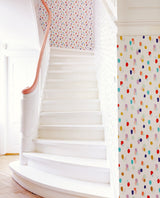 Eijffinger 359050 Amalie Ecru Painted Dots Wallpaper