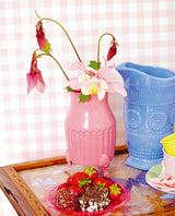 Eijffinger 359083 Kay Peach Vichy Check Wallpaper