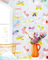Eijffinger 359151 Grey Butterflies In My Stomach Wall Mural