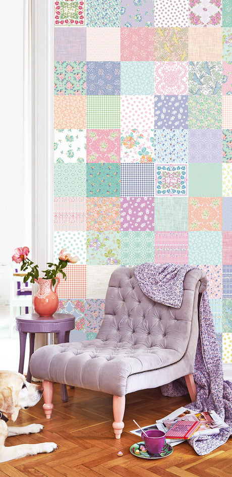 Eijffinger 359154 Wonderful Patchwork Wall Mural