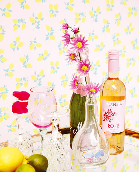 Eijffinger 359163 Citron Soft Pink Juicy Lemon Wallpaper