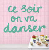 Eijffinger 359165 Pink Tonight We Will Dance Wall Mural