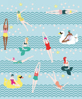 Eijffinger 359169 Lovely Ladies Bathing Wall Mural