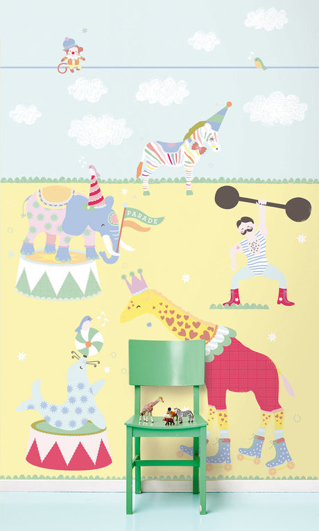 Eijffinger 359173 The Circus In Town Wall Mural