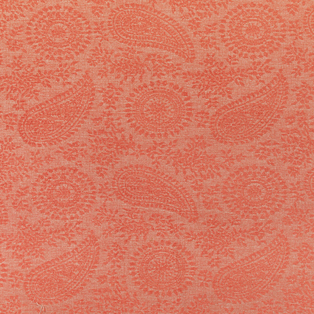 KRAVET CONTRACT 36269.12.0 WYLDER CORAL Fabric - Eade's Wallpaper