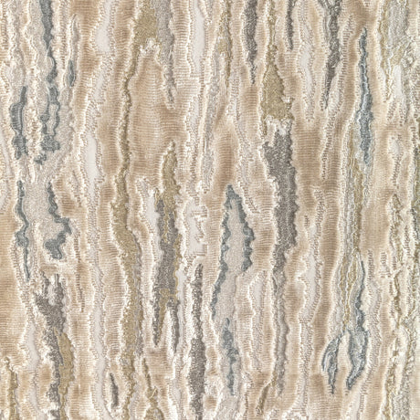KRAVET COUTURE 36322.16.0 VELVET WAVES CREAM Fabric - Eade's Wallpaper