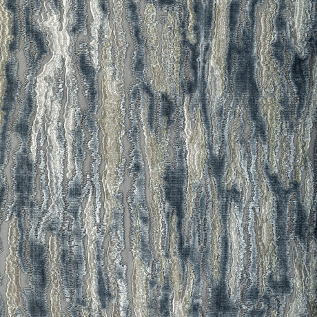 KRAVET COUTURE 36322.52.0 VELVET WAVES VAPOR BLUE Fabric - Eade's Wallpaper