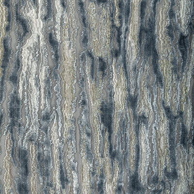 KRAVET COUTURE 36322.52.0 VELVET WAVES VAPOR BLUE Fabric - Eade's Wallpaper