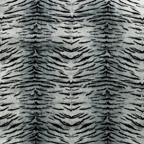 KRAVET COUTURE 36327.811.0 ANIMALIER SILVER Fabric - Eade's Wallpaper