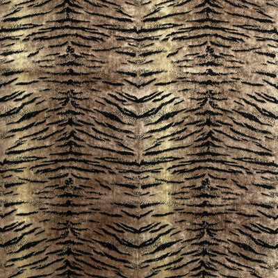 KRAVET COUTURE 36327.86.0 ANIMALIER ANTHRACITE Fabric - Eade's Wallpaper