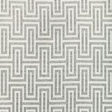 KRAVET COUTURE 36340.16.0 GEO GLAM IVORY PLATINUM Fabric - Eade's Wallpaper