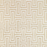 KRAVET COUTURE 36340.4.0 GEO GLAM IVORY GOLD Fabric - Eade's Wallpaper