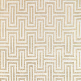 KRAVET COUTURE 36340.4.0 GEO GLAM IVORY GOLD Fabric - Eade's Wallpaper