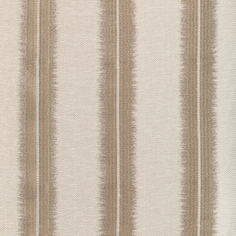 KRAVET COUTURE 36346.16.0 ETCHED STRIPE CHAMPAGNE Fabric - Eade's Wallpaper