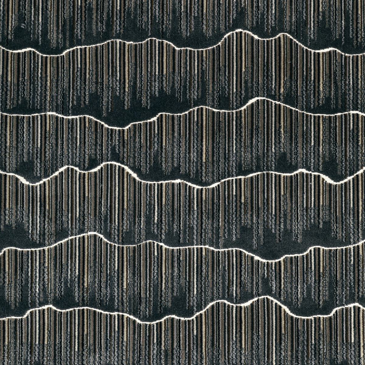 KRAVET COUTURE 36350.821.0 MOUNTAINSCAPE NOIR Fabric - Eade's Wallpaper