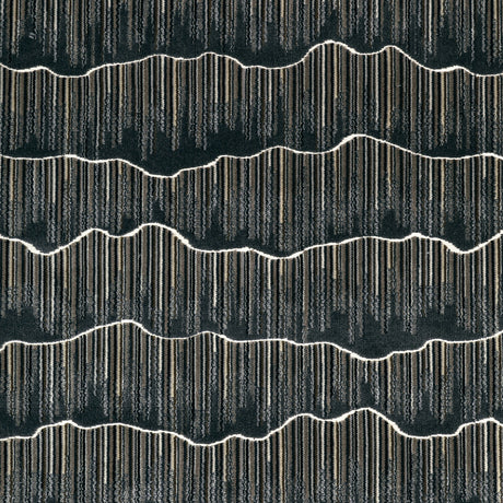 KRAVET COUTURE 36350.821.0 MOUNTAINSCAPE NOIR Fabric - Eade's Wallpaper
