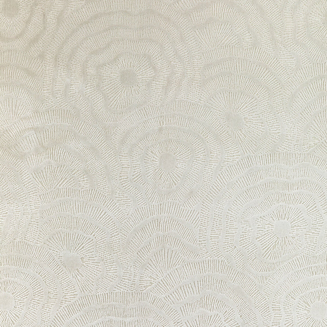 KRAVET COUTURE 36366.1.0 PANACHE VELVET IVORY Fabric - Eade's Wallpaper