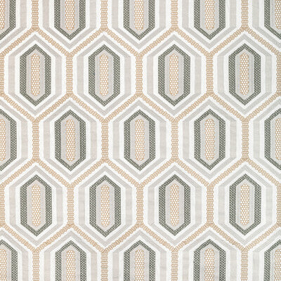 KRAVET COUTURE 36368.1611.0 KALEIDOSCOPE EMB NATURAL Fabric - Eade's Wallpaper