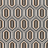 KRAVET COUTURE 36368.816.0 KALEIDOSCOPE EMB ONYX Fabric - Eade's Wallpaper