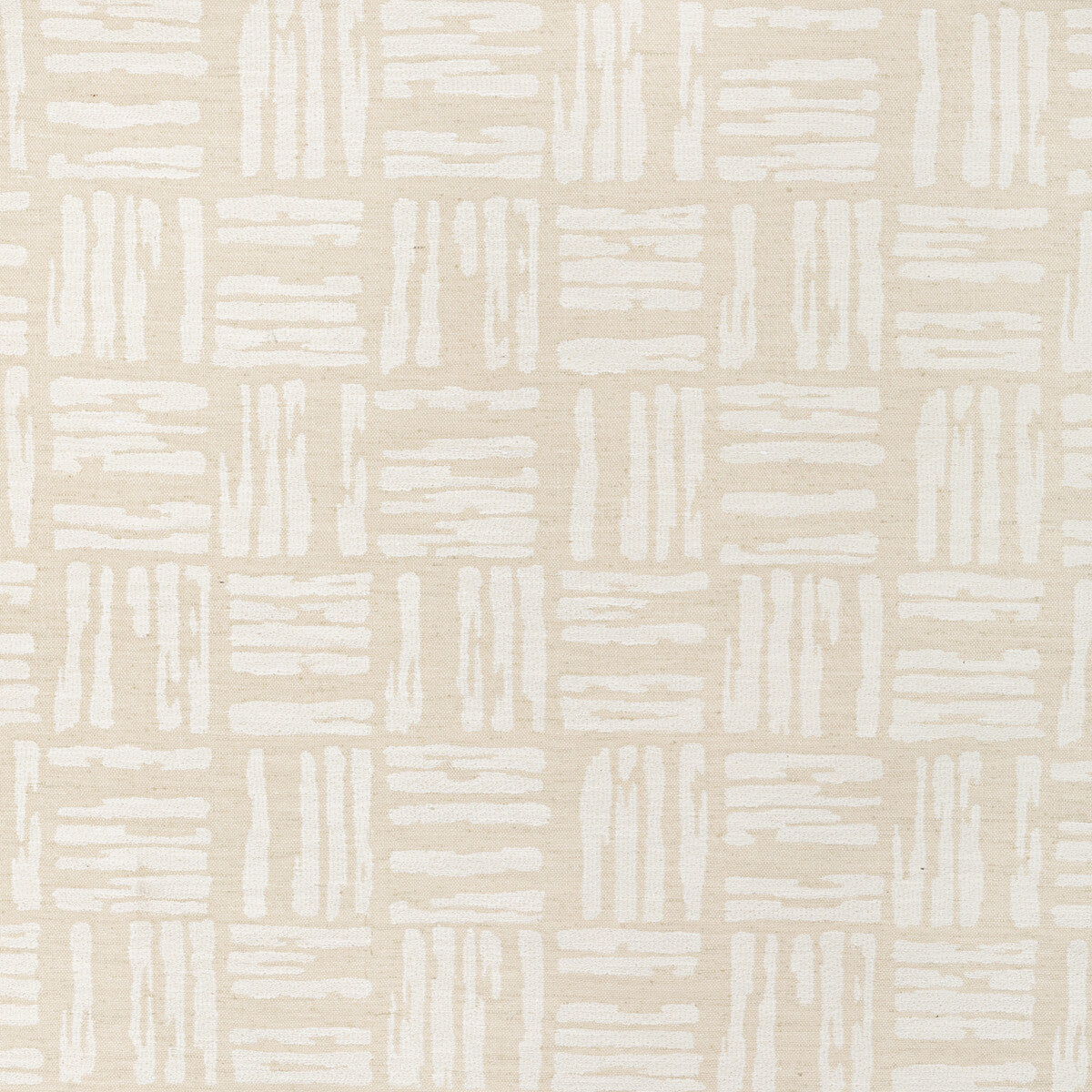 KRAVET DESIGN 36384.16.0 SAND LADDER LINEN Fabric - Eade's Wallpaper