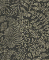 Eijffinger 366002 Balth Black Botanical Wallpaper