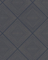 Eijffinger 366021 Aries Navy Geometric Wallpaper
