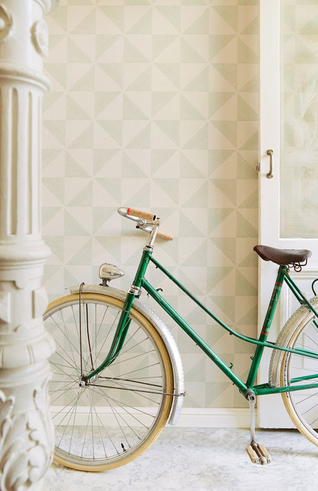 Eijffinger 366031 Mont Green Geometric Wallpaper