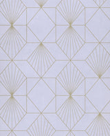 Eijffinger 366070 Halcyon Lilac Geometric Wallpaper