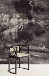 Eijffinger 366100 Hirundo Black Wall Mural