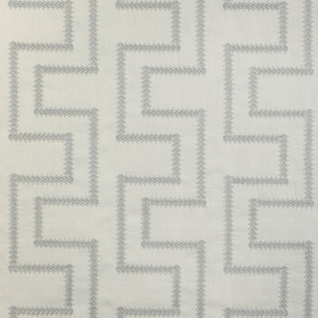 KRAVET DESIGN 36844.11.0 ROMAN FRET GREY Fabric - Eade's Wallpaper