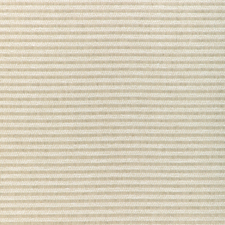 KRAVET COUTURE 36859.116.0 PLUSHY STRIPE FLAX Fabric - Eade's Wallpaper