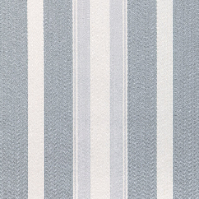 KRAVET COUTURE 36863.115.0 NATURAL STRIPE SKY Fabric - Eade's Wallpaper