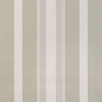 KRAVET COUTURE 36863.116.0 NATURAL STRIPE FLAX Fabric - Eade's Wallpaper
