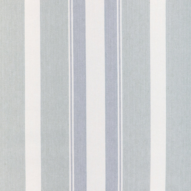 KRAVET COUTURE 36863.15.0 NATURAL STRIPE SEAGLASS Fabric - Eade's Wallpaper