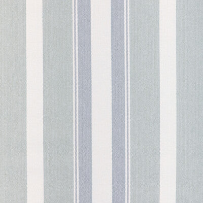 KRAVET COUTURE 36863.15.0 NATURAL STRIPE SEAGLASS Fabric - Eade's Wallpaper