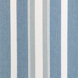 KRAVET COUTURE 36863.5.0 NATURAL STRIPE LAPIS Fabric - Eade's Wallpaper