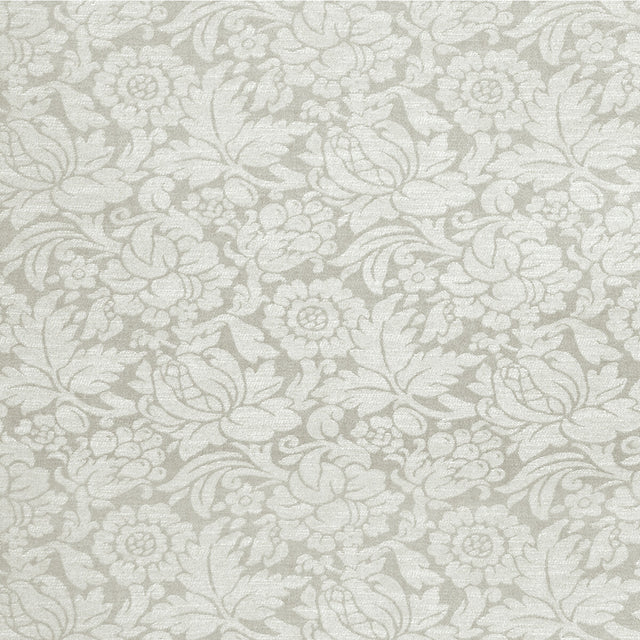 KRAVET COUTURE 36870.101.0 SHABBY DAMASK SNOW Fabric - Eade's Wallpaper