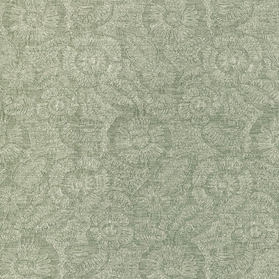 KRAVET COUTURE 36889.130.0 CHENILLE BLOOM SAGE Fabric - Eade's Wallpaper