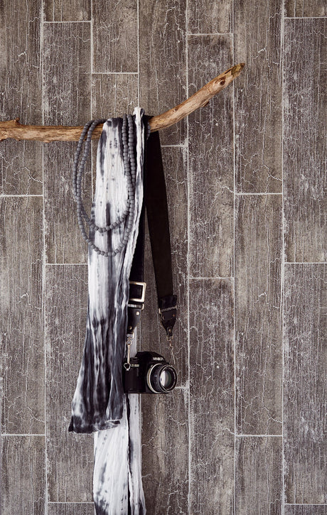 Eijffinger 369021 Esmee Charcoal Wood Wallpaper