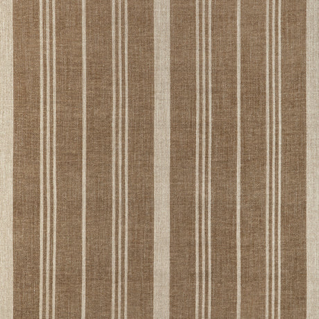KRAVET COUTURE 36902.16.0 FURROW STRIPE WHEAT Fabric - Eade's Wallpaper
