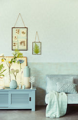 Eijffinger 369074 Holstein Green Faux Leather Wallpaper