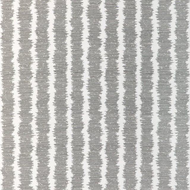 KRAVET COUTURE 36917.21.0 SEAPORT STRIPE CHARCOAL Fabric - Eade's Wallpaper