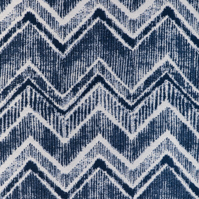 KRAVET COUTURE 36934.51.0 RIVIERA BATIK MARINE Fabric - Eade's Wallpaper