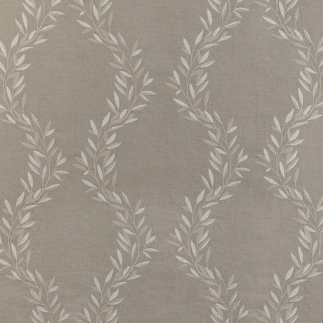 KRAVET DESIGN 36942.16.0 LEAF FRAME LINEN Fabric - Eade's Wallpaper