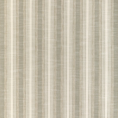 KRAVET DESIGN 37046.106.0 SIMS STRIPE STONE Fabric - Eade's Wallpaper