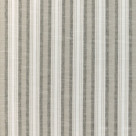 KRAVET DESIGN 37046.11.0 SIMS STRIPE CAFE Fabric - Eade's Wallpaper