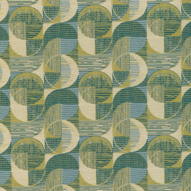KRAVET CONTRACT 37050.353.0 DAYBREAK LAGOON Fabric - Eade's Wallpaper