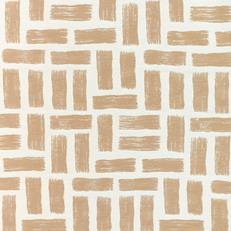 KRAVET DESIGN 37055.16.0 BRICKWORK AMBER Fabric - Eade's Wallpaper
