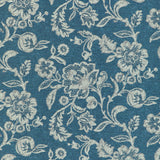 KRAVET CONTRACT 37083.5.0 CHESAPEAKE BATIK BLUE Fabric - Eade's Wallpaper